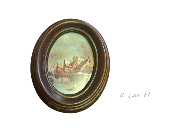 miniatuur antiek schilderijtje