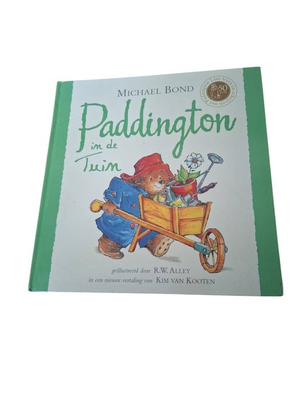 Kinderboek-Paddington- in de tuin