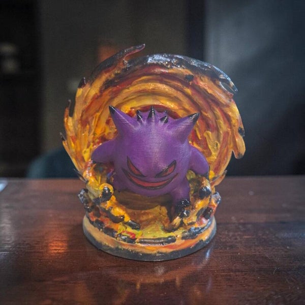 3d print handgeschilderd Pokemon