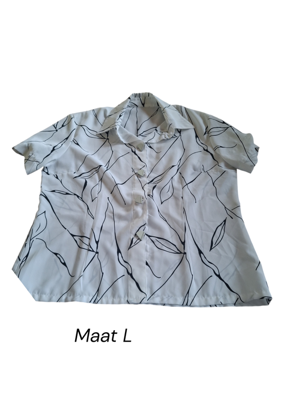 2dehands Vintage Dames Blouse maat L