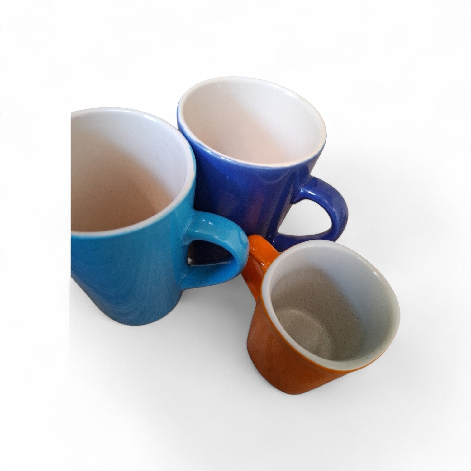 Set van 3 Kopjes Kleurrijke kopjes  Restyle-it 2dehands Online winkelen