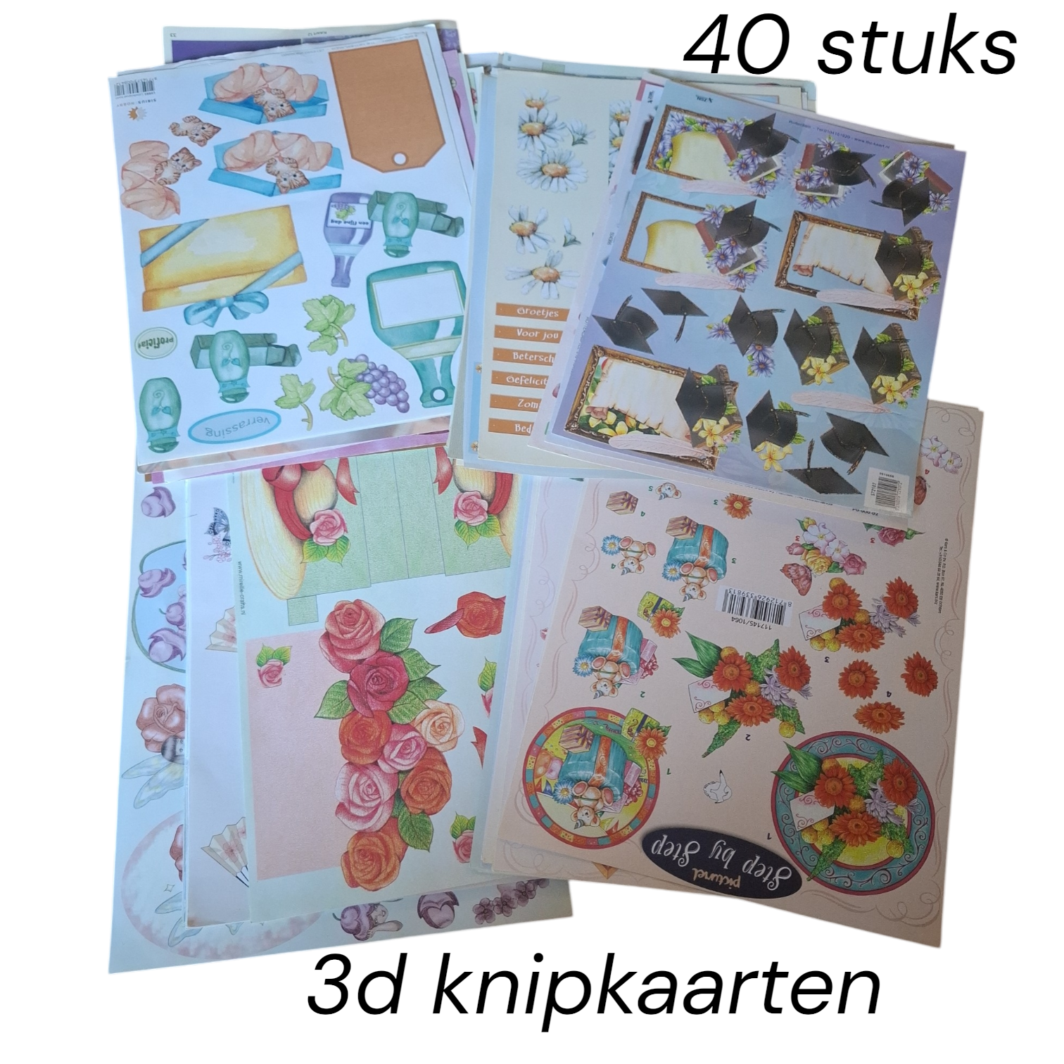 Knipvellen 3d voor kaarten te maken