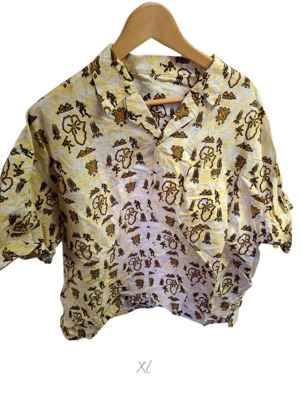 Vintage heren blouse xl