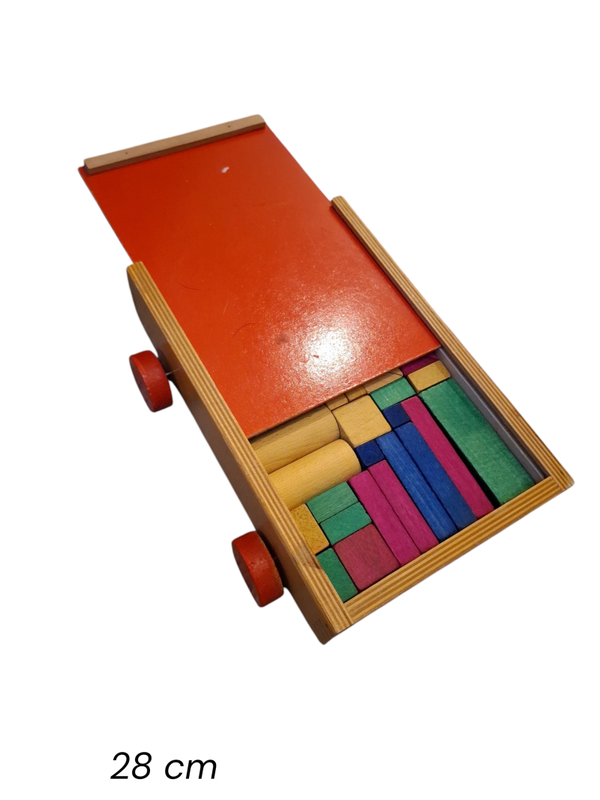 Houten Blokken wagen