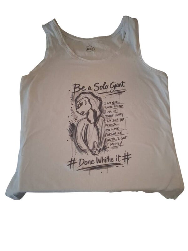Dames T-shirt maat L Eigen design