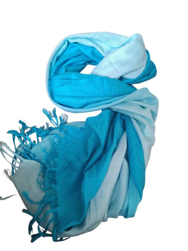 Dames sjaal blauw