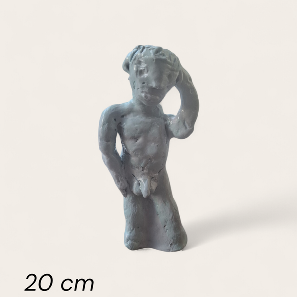 Handgemaakt beeldje van klei