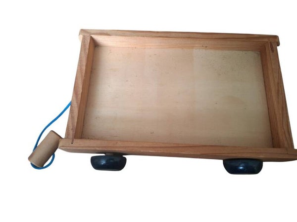 Houten speelkar