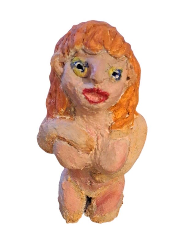 Handgemaakte Beeld Dame in pose