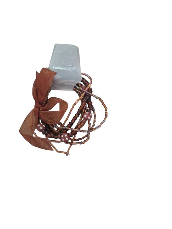 Dames armband bruin