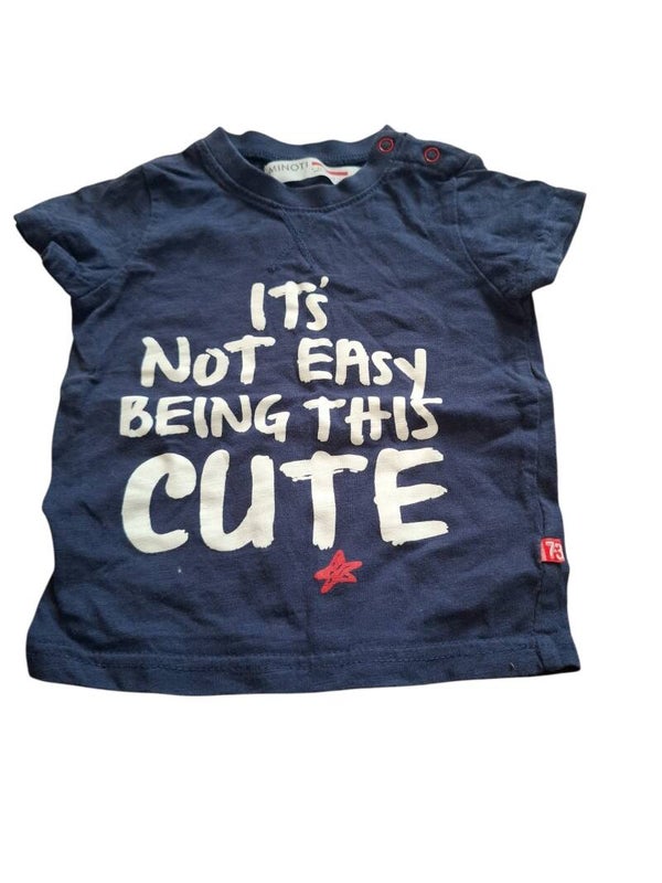 Baby jongens T-shirt maat 74 minoti