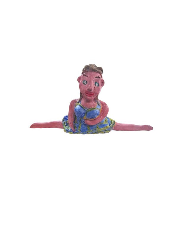 Handgemaakt beeldje van klei