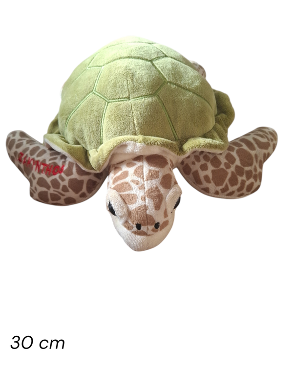 Knuffelbeer groot schildpad  30 cm