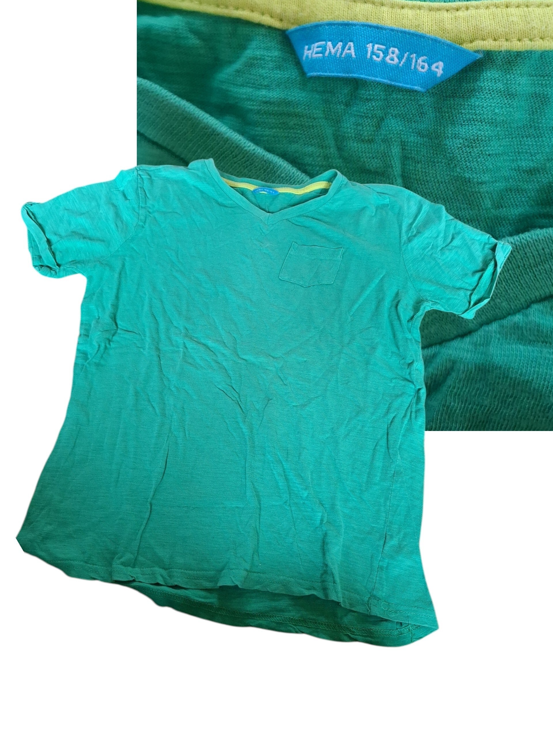 Jongens Basic T-shirt maat 158