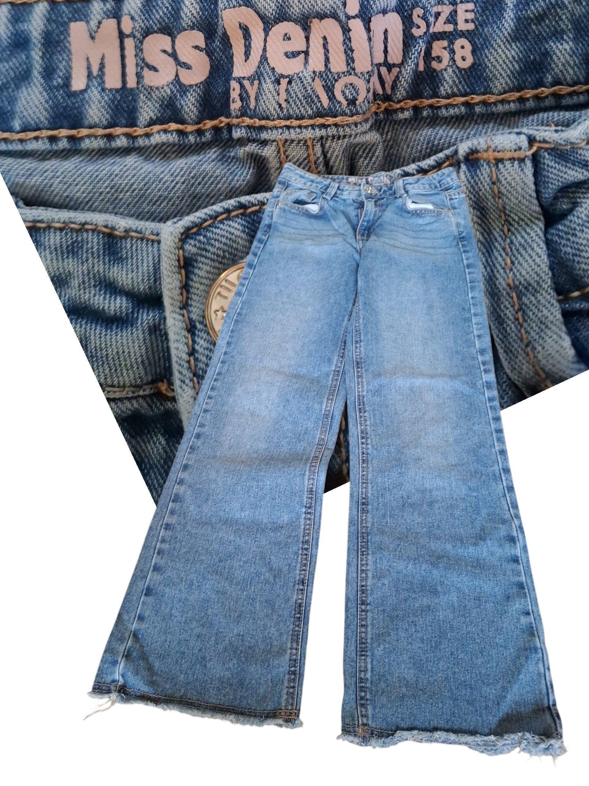 Meiden jeans maat 158