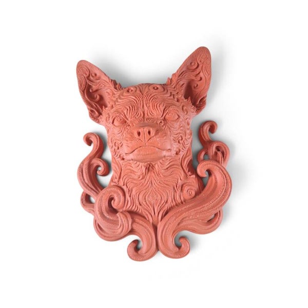 3D Wanddecoratie hond
