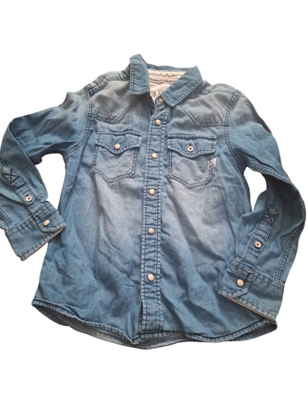 Jongens Blouse maat 110 Blue ridge