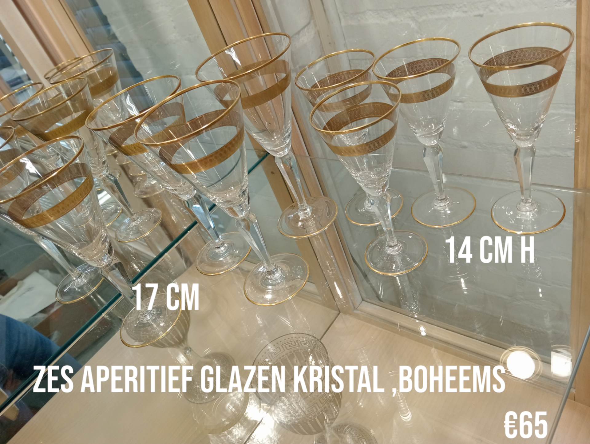 Kristallen glazen set