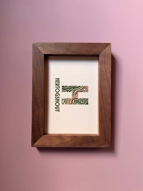 A6 Lijst - Walnoothout