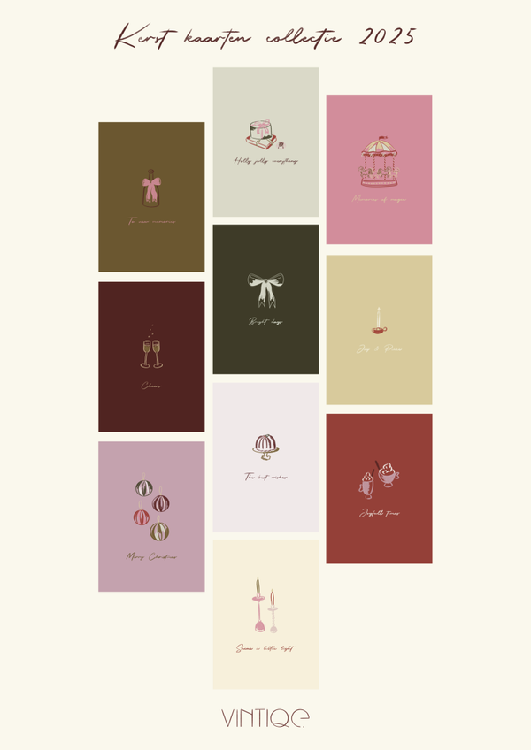 A6 Kerstkaarten set 2025