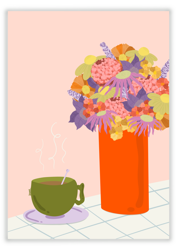 Kaart B2B - The joy of flowers