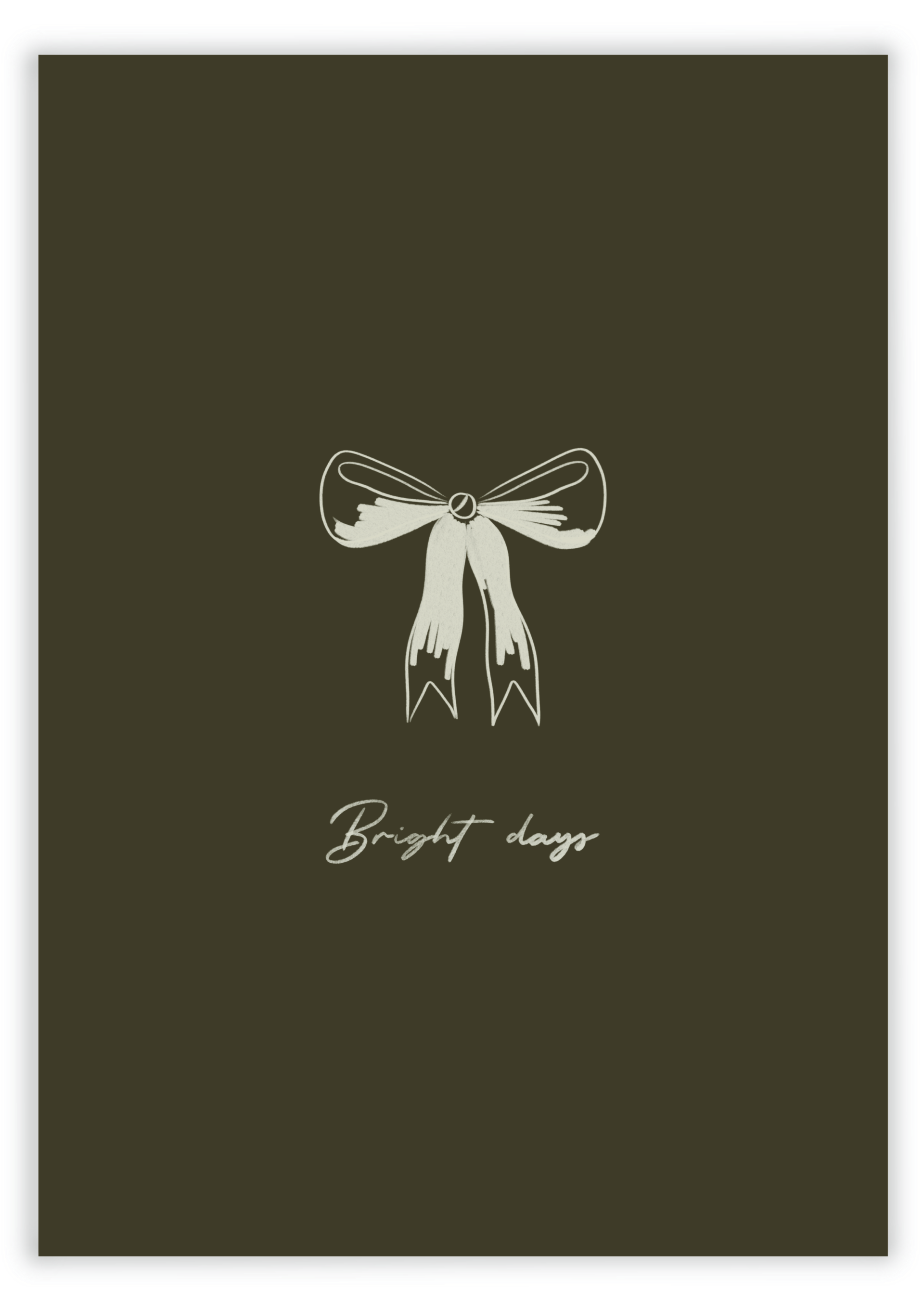 A6 Kerstkaart - Bright days