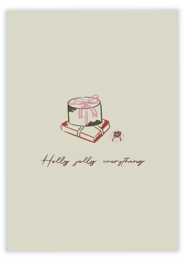 Kerstkaart B2B - Holly jolly everything