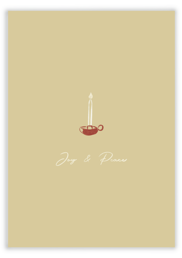 Kerstkaart B2B - Joy & peace