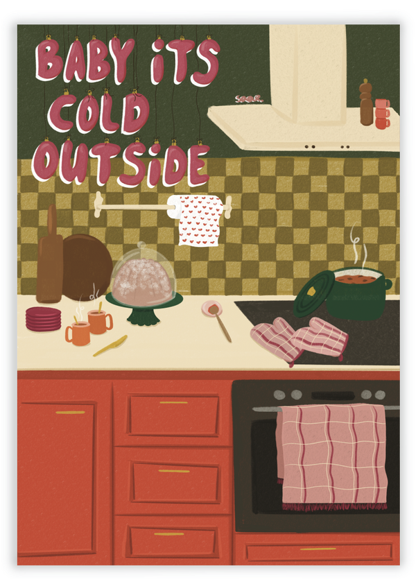 Kerstkaart B2B - Baby it’s cold outside