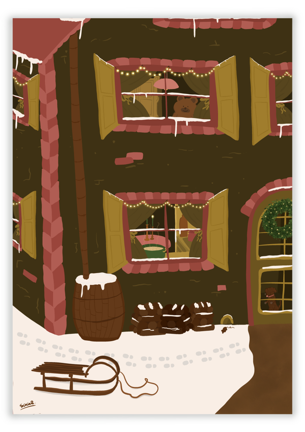 Kerstkaart B2B - The joy of snow