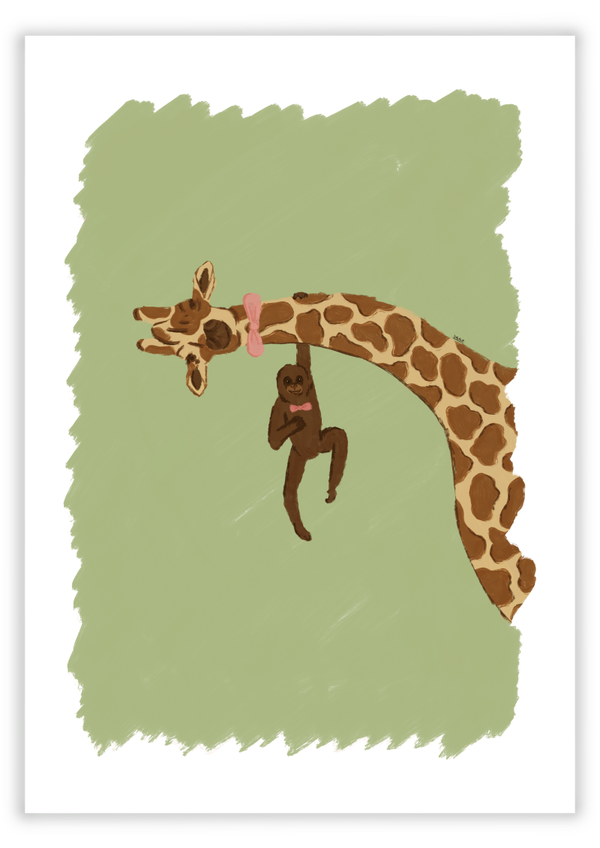 Kaart B2B - Giraf & aap