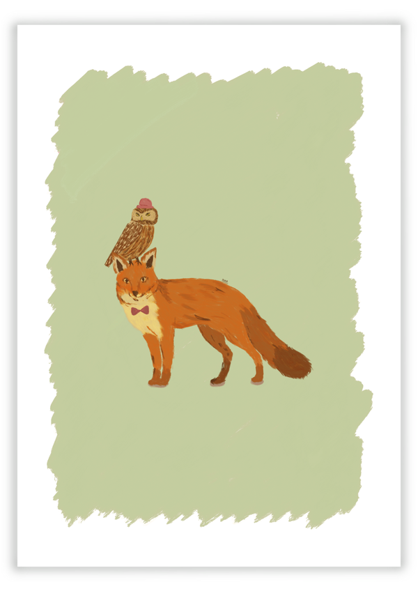 Kaart B2B - Vos & uil