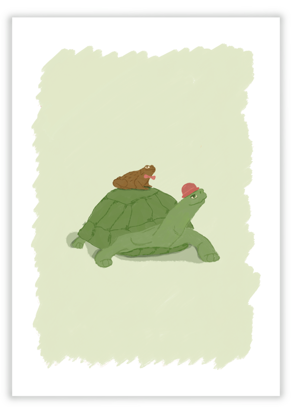 Kaart B2B - Pad & schildpad