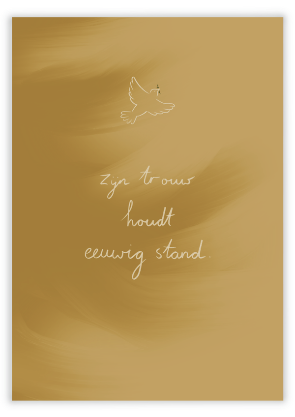 A6 Kaart - Zijn trouw