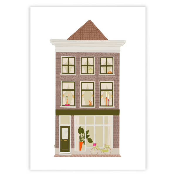 Kaart B2B - Huisje 1800