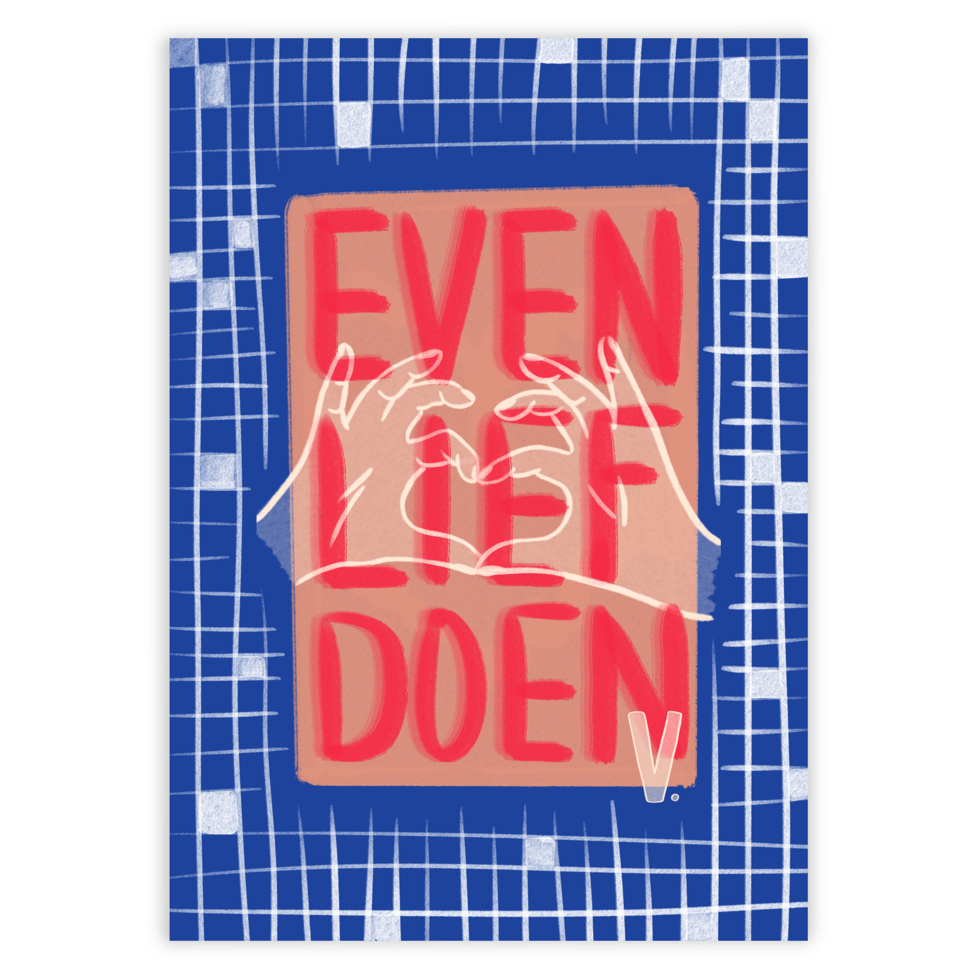 A6 Kaart - Even lief doen
