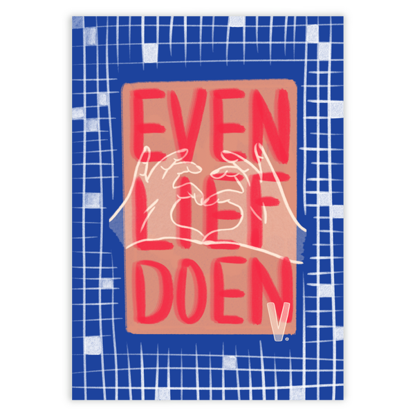 A6 Kaart - Even lief doen