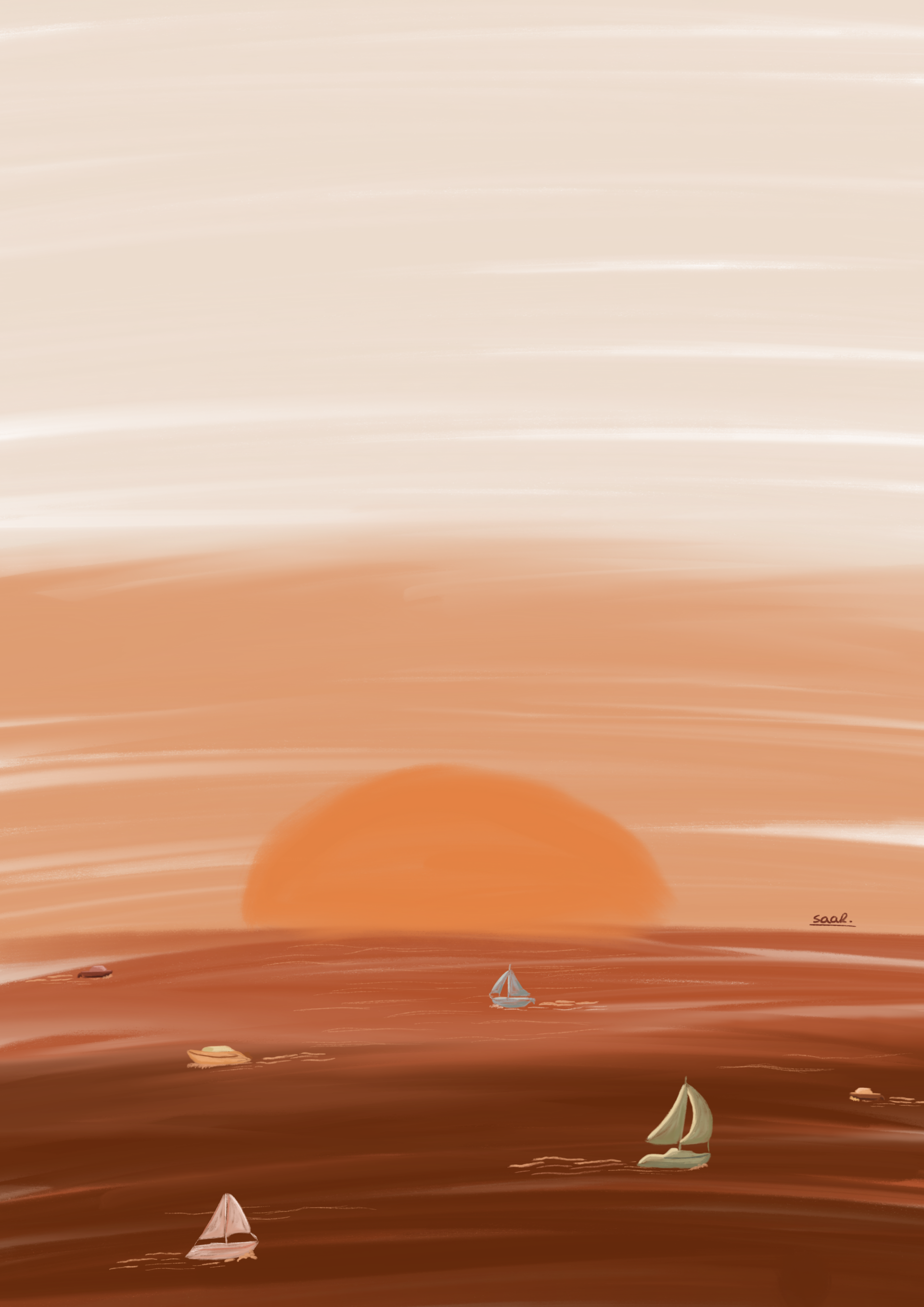 Poster A4 - Sailing the way