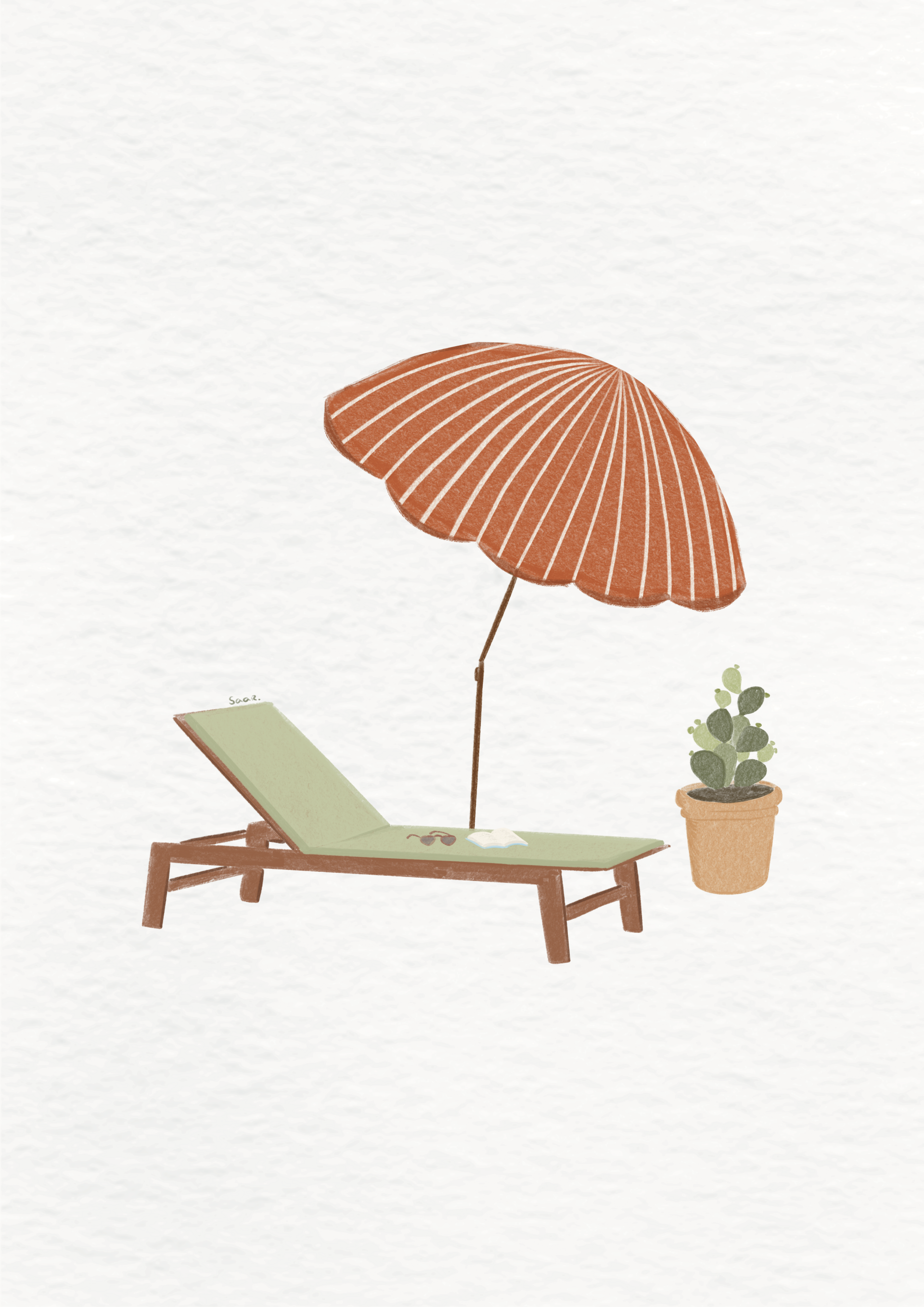 Poster A5 - Beach days