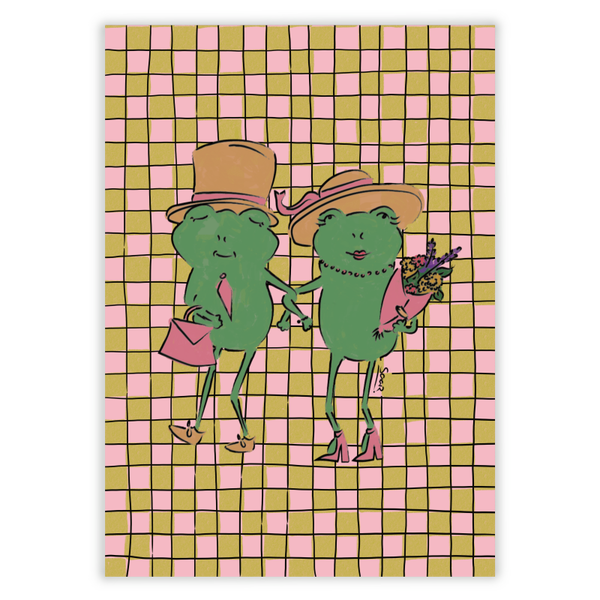 A6 Kaart - Mr. & Mrs. Kwaak