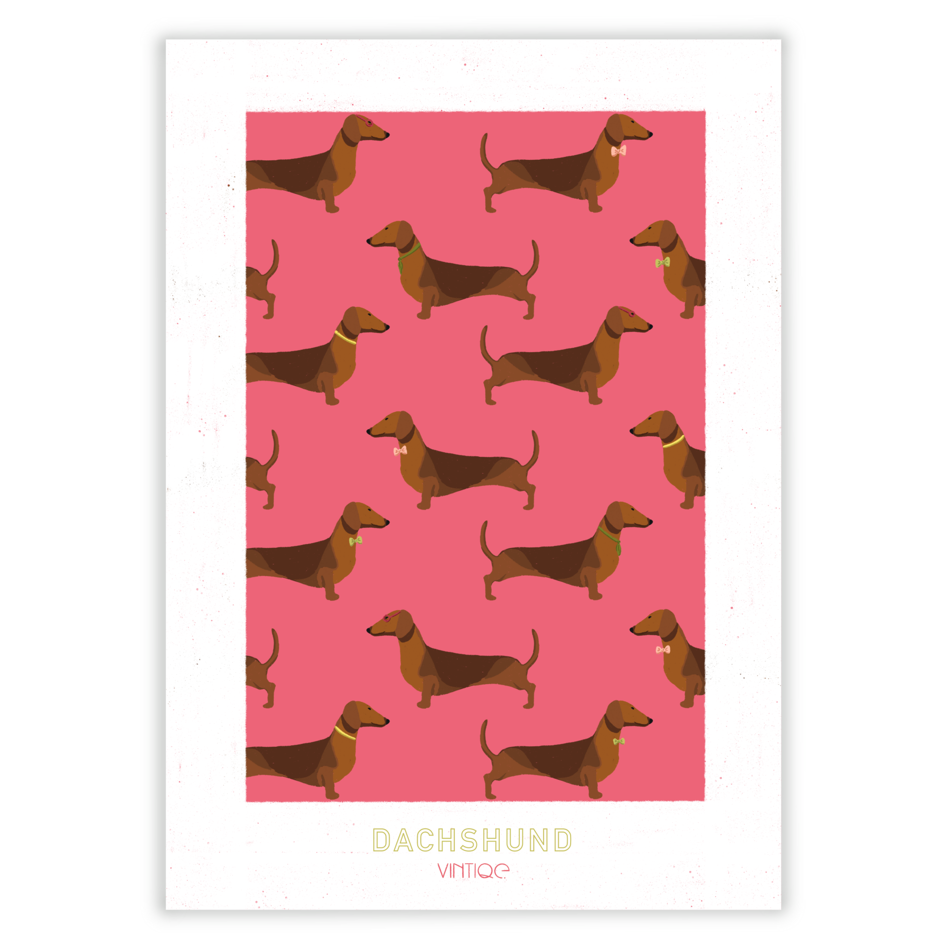 A6 Kaart - Dachshund