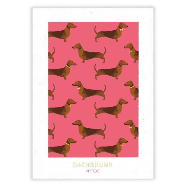 A6 Kaart - Dachshund