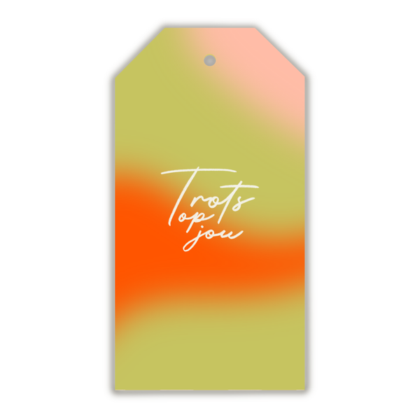 Gift tag - Trots op jou