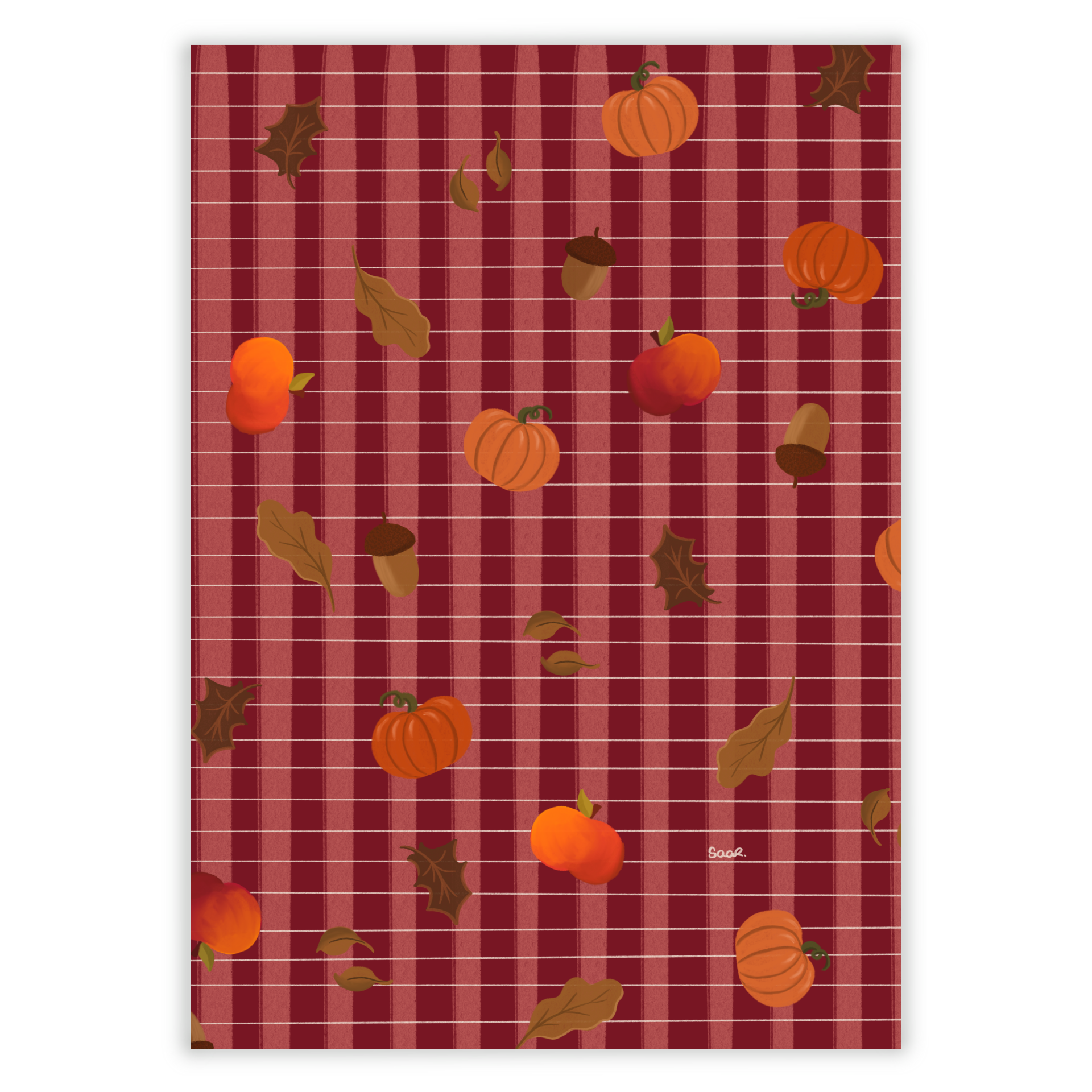 A6 Kaart - Herfst