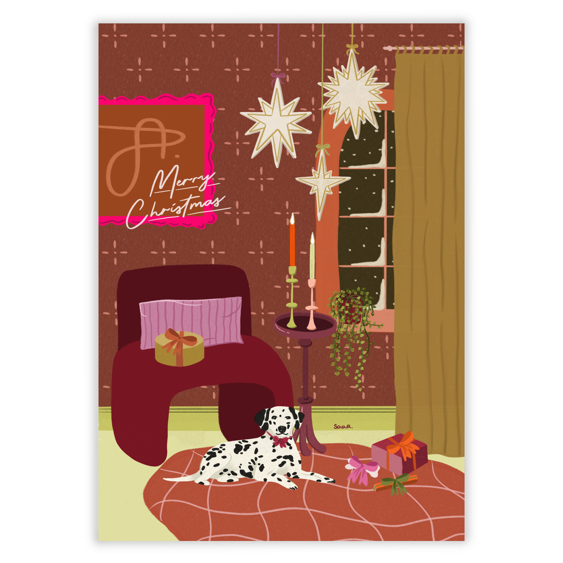 A6 Kaart - Merry Christmas