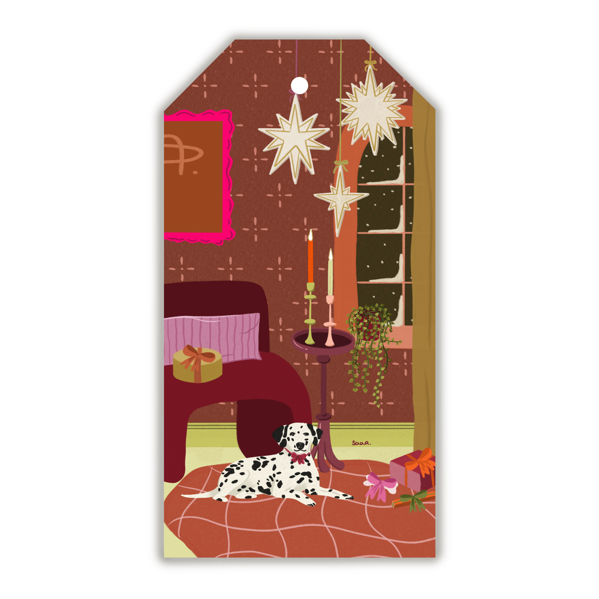 Gift tag - At home