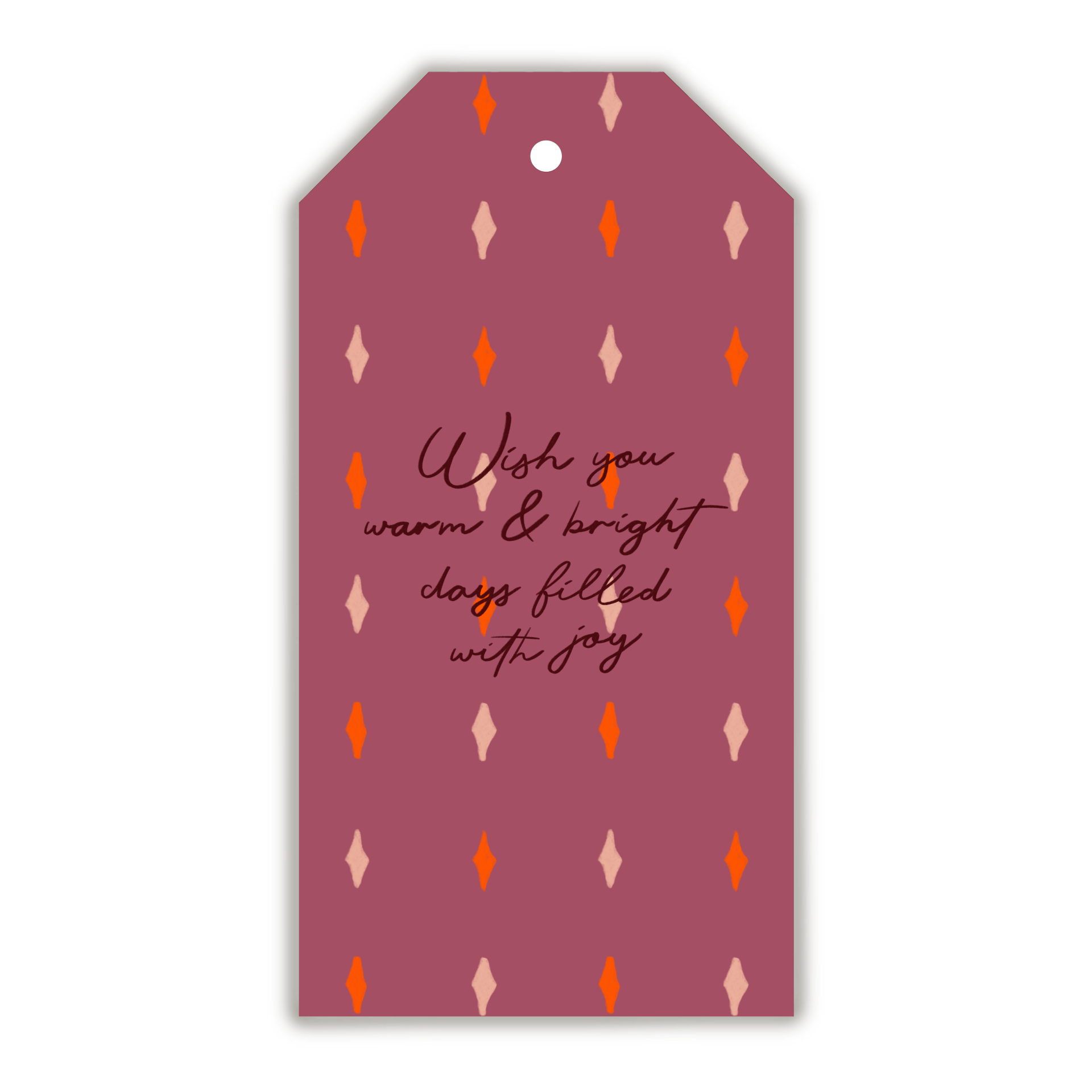 Gift tag - Filled with joy