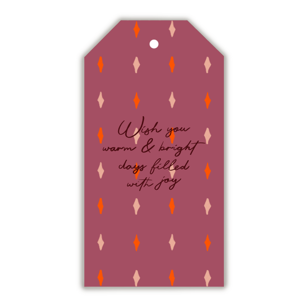 Gift tag - Filled with joy