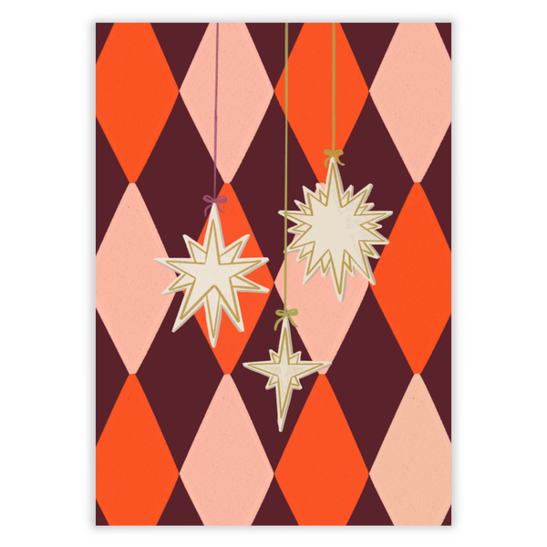 A6 Kaart - Christmas stars