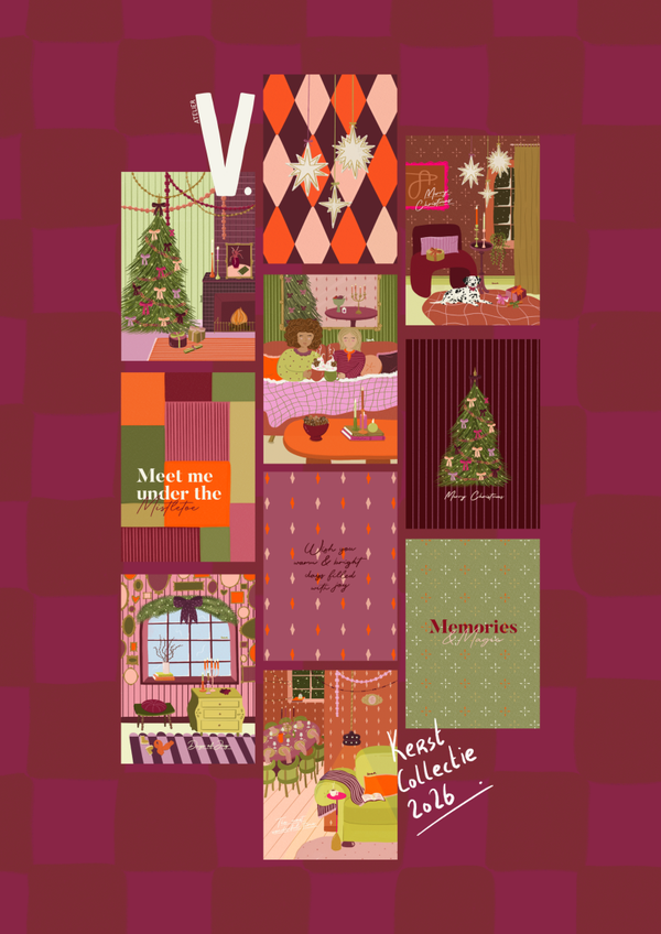 Kerst collectie kaarten 2026